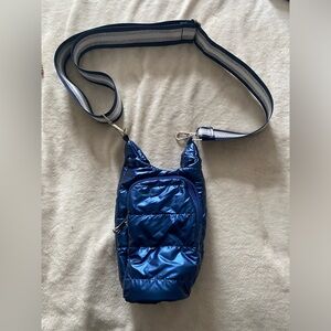 Blue Water bottle holder/purse